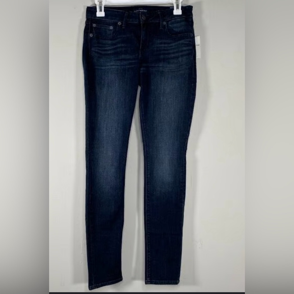 Lucky Brand Women's LOLITA SKINNY Low- Rise Midnight Blue Jeans Size 4/27R